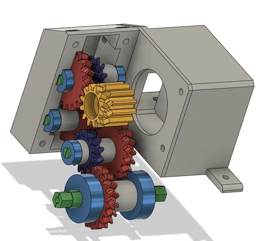 5 to 1 Gearbox for 2216 motor