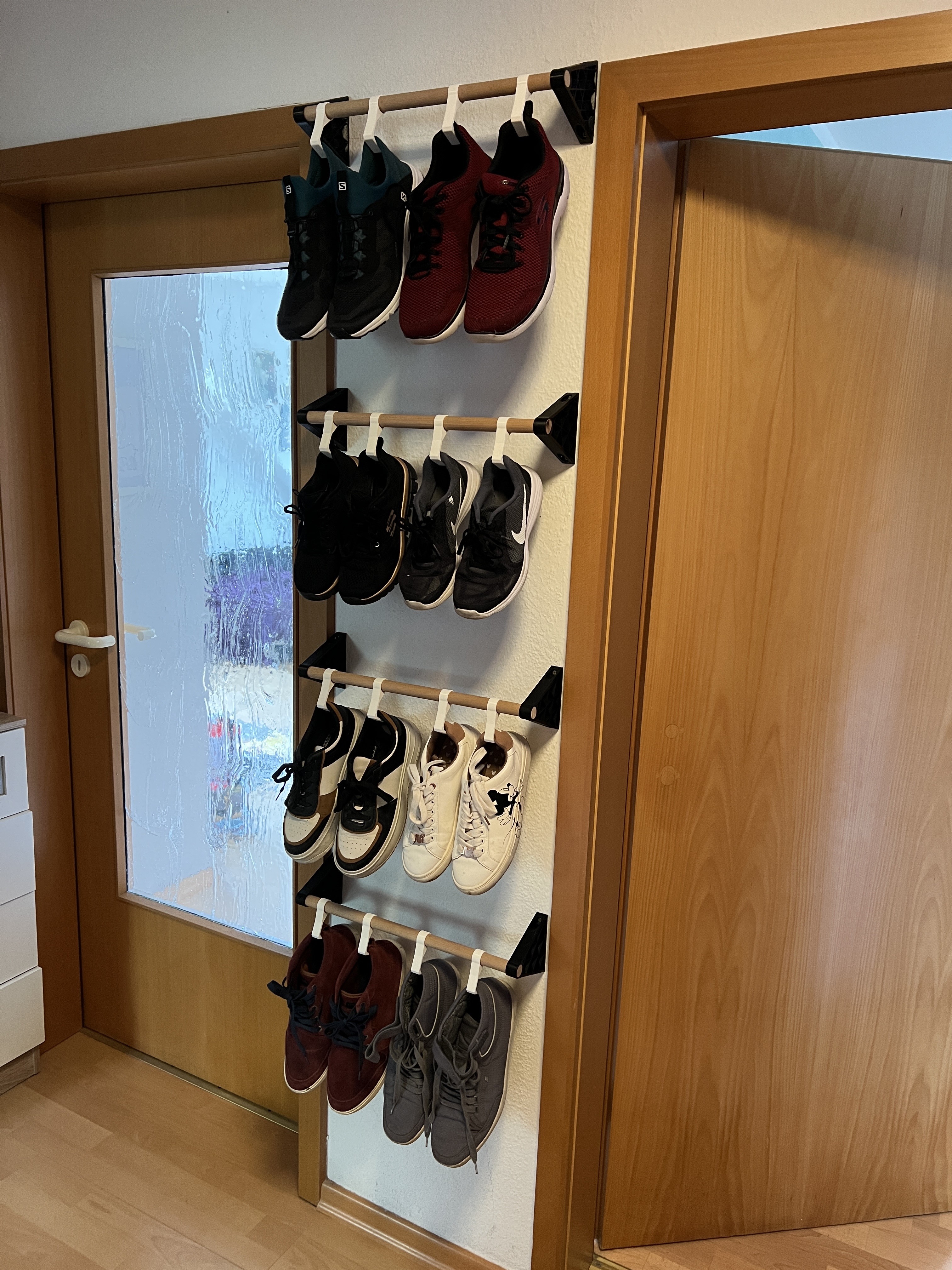flexible shoe rack