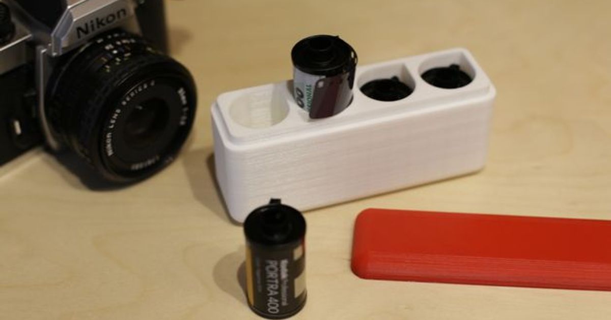 35mm Film 4x Canister by StodaraHodan | Download free STL model