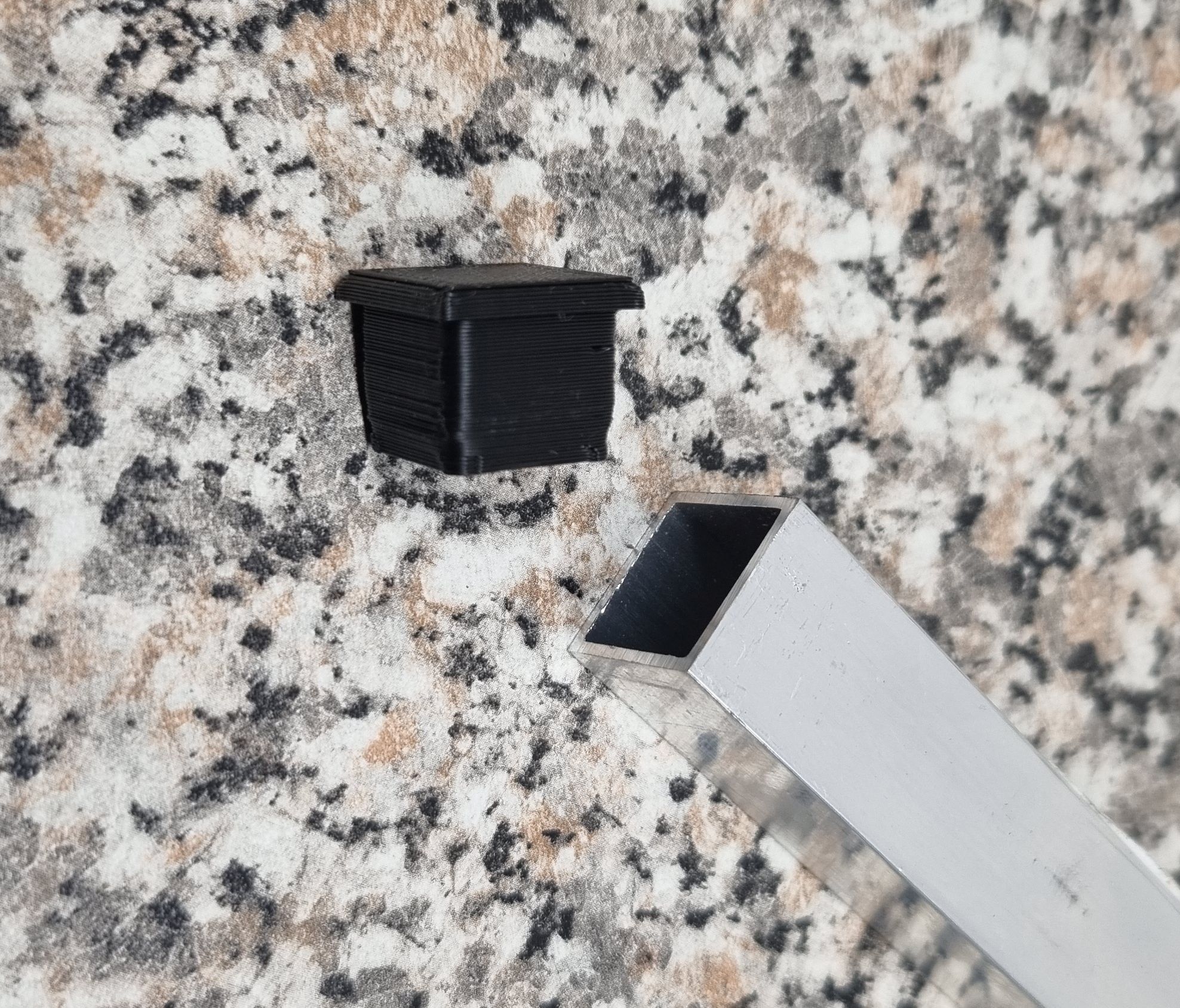 Deckel für Alu Vierkant 15mm