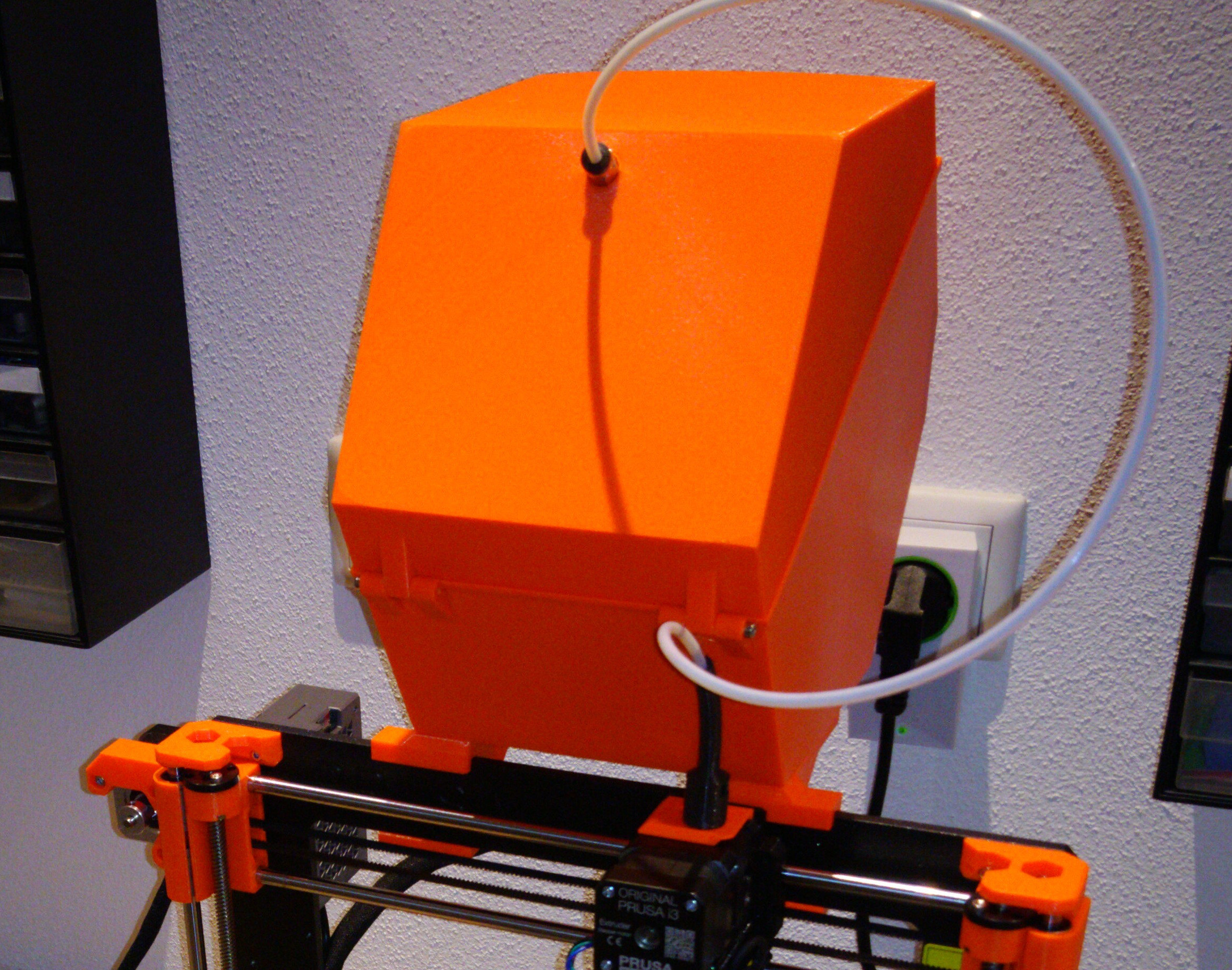 Drybox for 2kg filament and Prusa MK3S+ Topmount