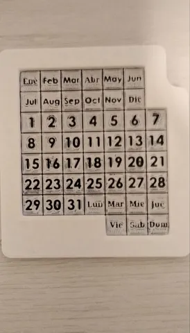 Calendario Pentomino ES