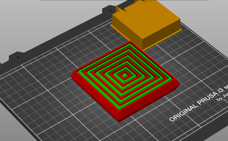 Christmas Colored Square Fidget