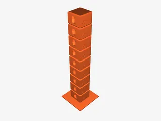 bånd Sindssyge blanding Speed tower - test your maximum print speed by Print-3D | Download free STL  model | Printables.com