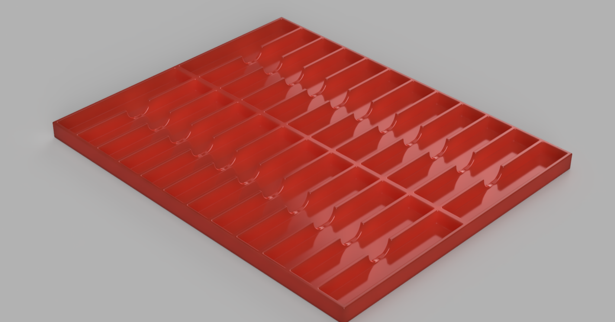 CNC End Mill Router Bit Tray by TaylorsMake | Download free STL model ...