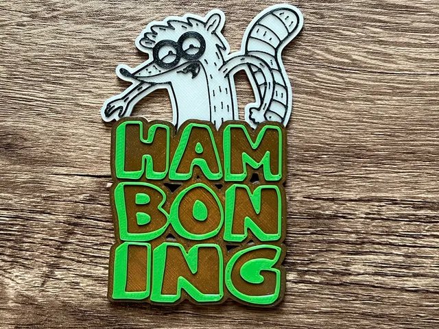 Regular Show - Rigby Magnet (8x3mm magnet) UPDATED