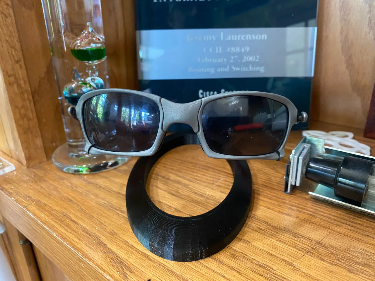 Oakley store sunglasses stand