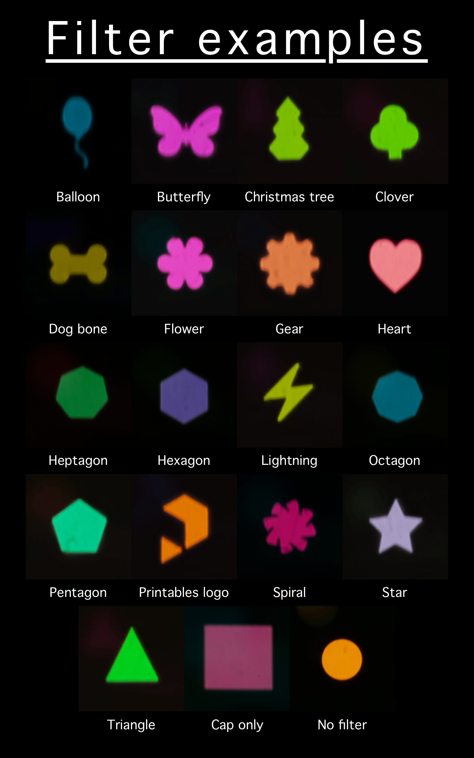 Bokeh lens filter (fits over a 58mm lens) by PenguinNinja Download