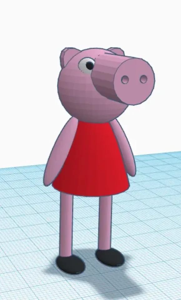 Peppa Pig 'Mummy Pig' Small Figurine / Favor (1ct)