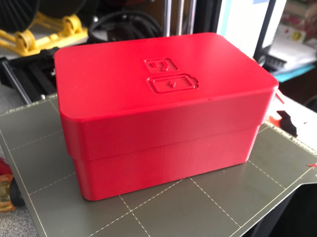 Battery Storage Box (24xAA, 15xAAA) by Rittai 3D Design Download free STL model