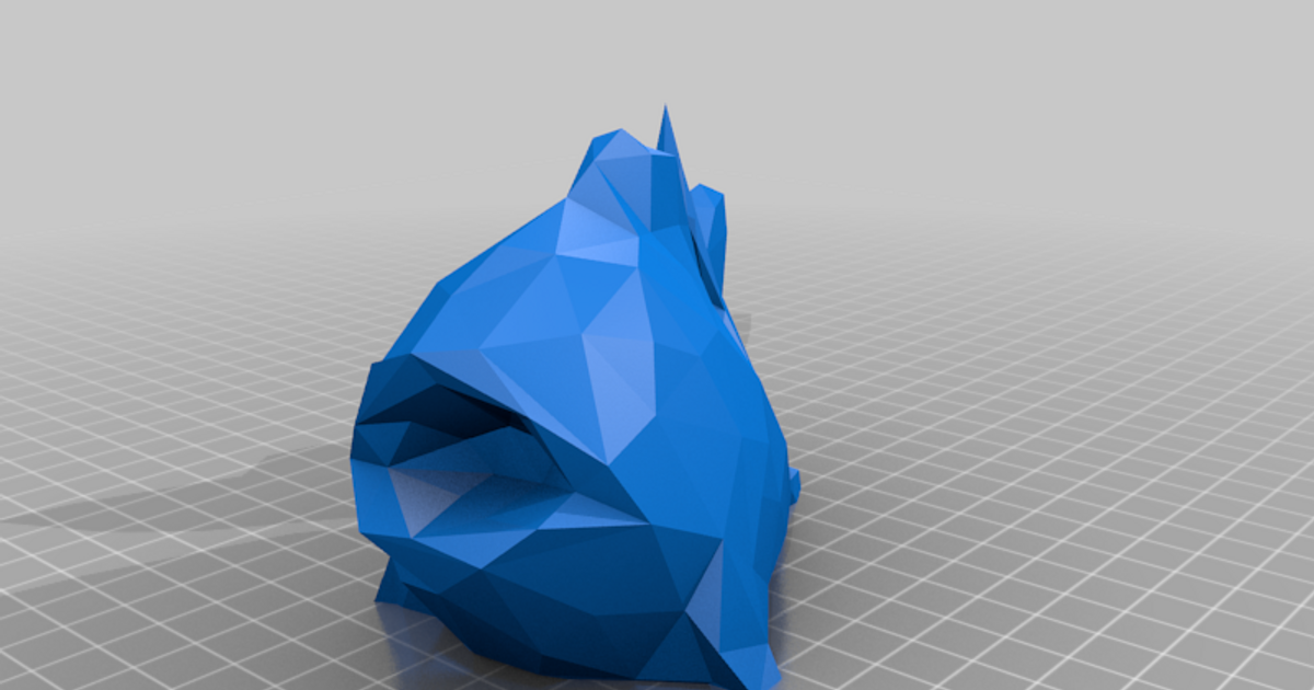 low poly fish by coop | Download free STL model | Printables.com