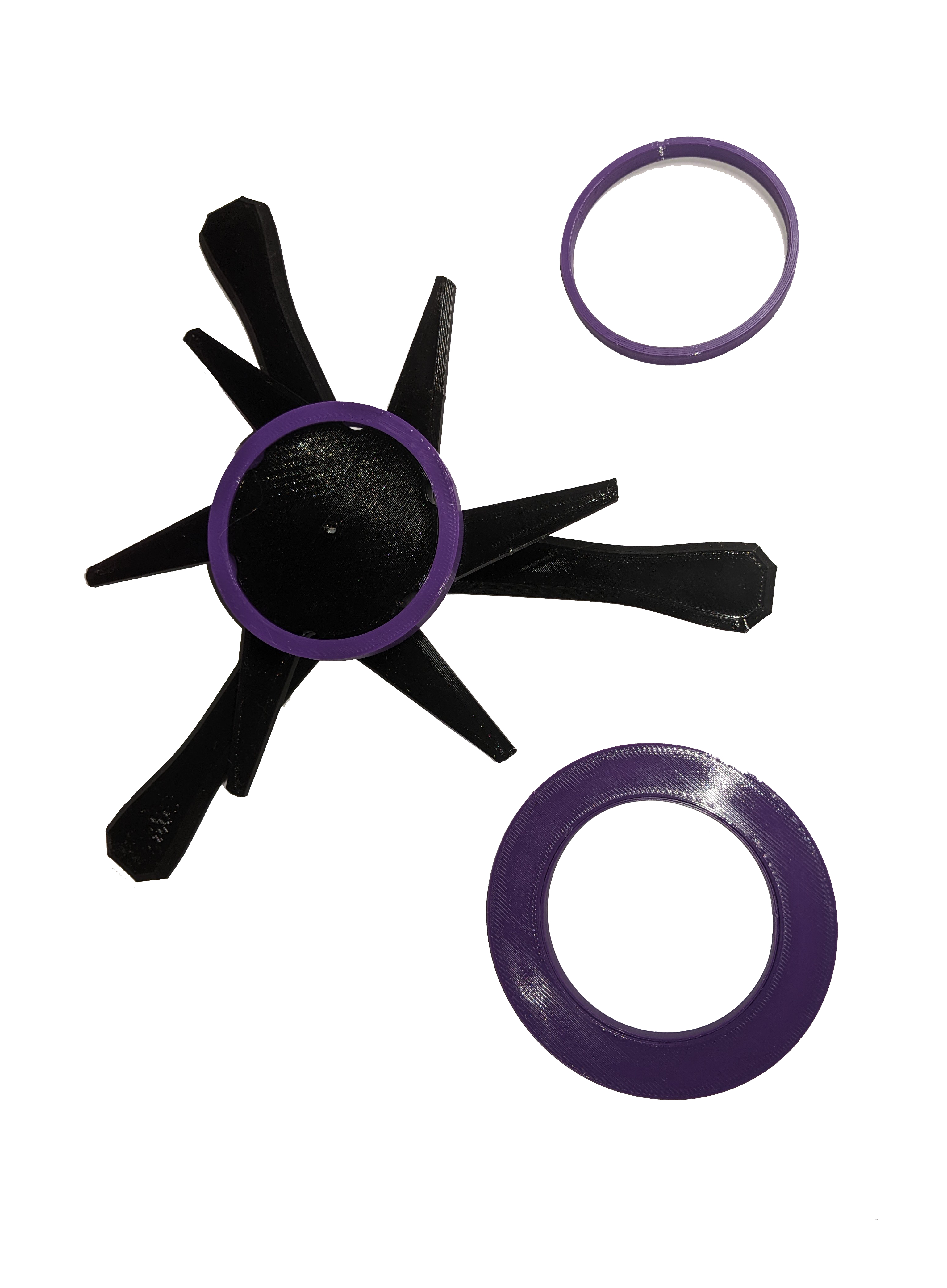 low profile Spool holder (remix of Willi) 3D model thumbnail