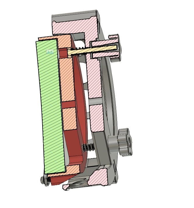 Newtonian Mirror Cell for reflecting telescopes by Maff Download free