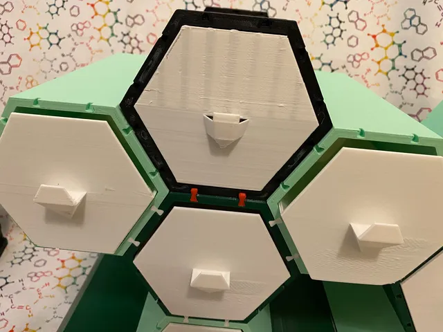 Modular Hexagonal Drawers/Storage (Vase Mode, Cheap to print!)