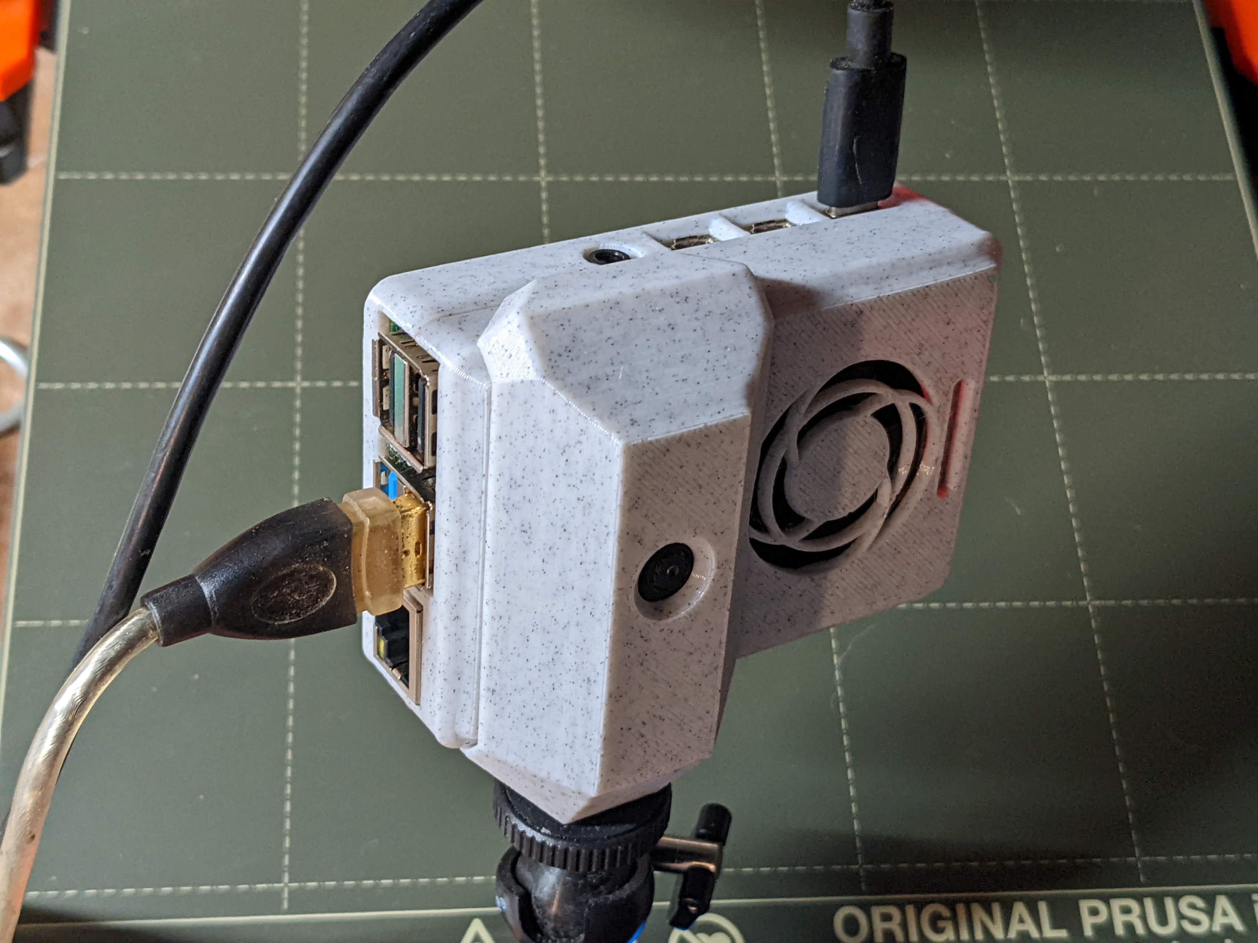 Raspberry Pi 4B Camera Case with Tripod Mount by DeJeR | Download free ...