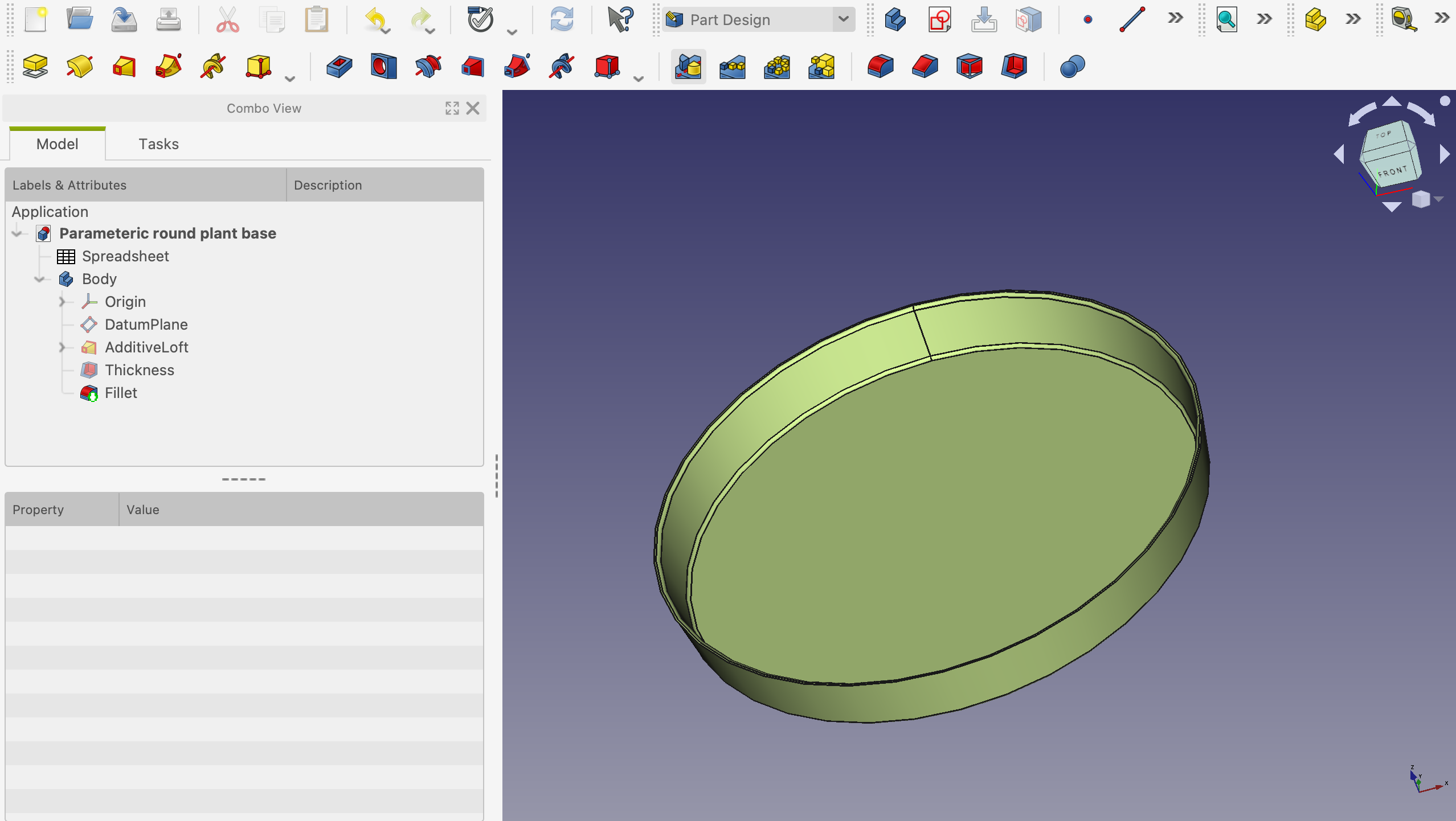Miniatura 4 do modelo 3D Make it YOUR size. Parametric Round/Rectangle Pot base/Tray