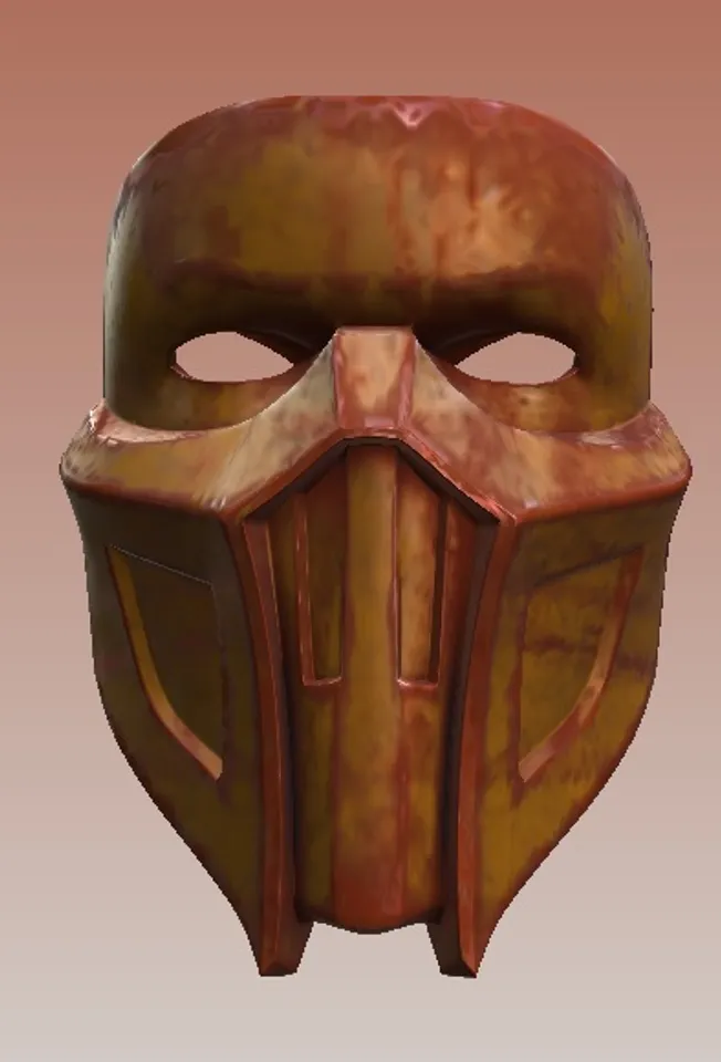 Noob Saibot Mask Face Shell 