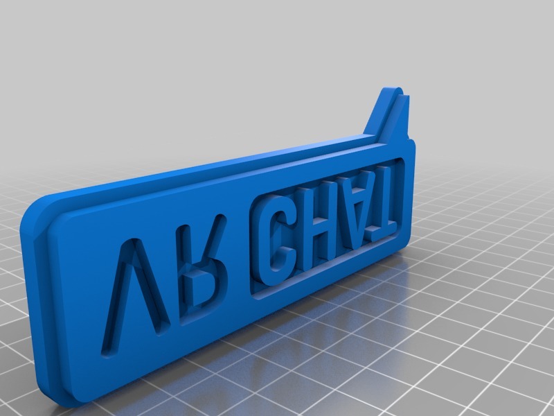 VRChat Cookie Cutter by Nera | Download free STL model | Printables.com