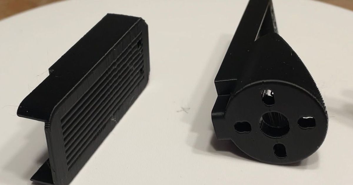 RC plane 3d printed motor mount by Merck Download free STL model