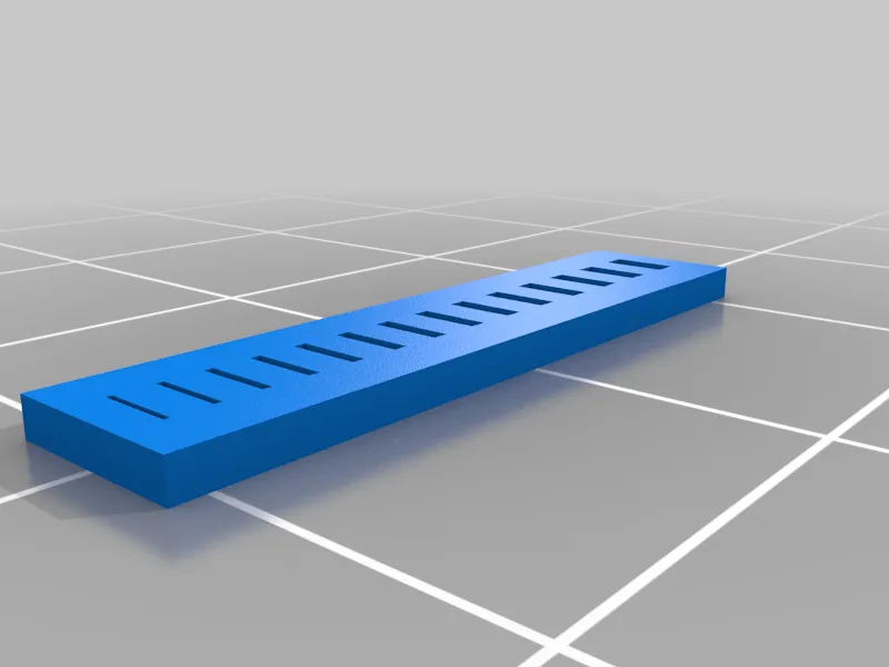 gap precision test 0.15 - 0.8 mm for printer and slicer tuning by