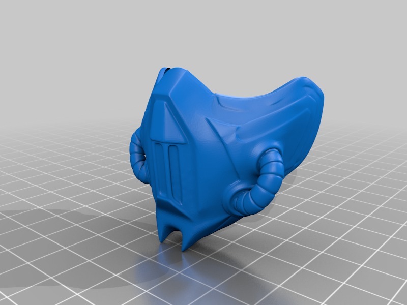 Miniatura 2 do modelo 3D Injustice2 Sub-Zero Mask