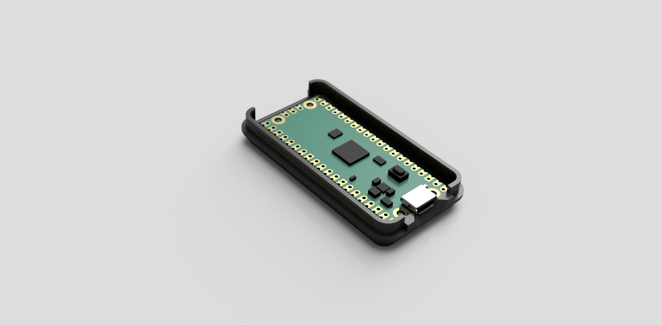 Raspberry Pi Pico Case By George Download Free Stl Model 3422