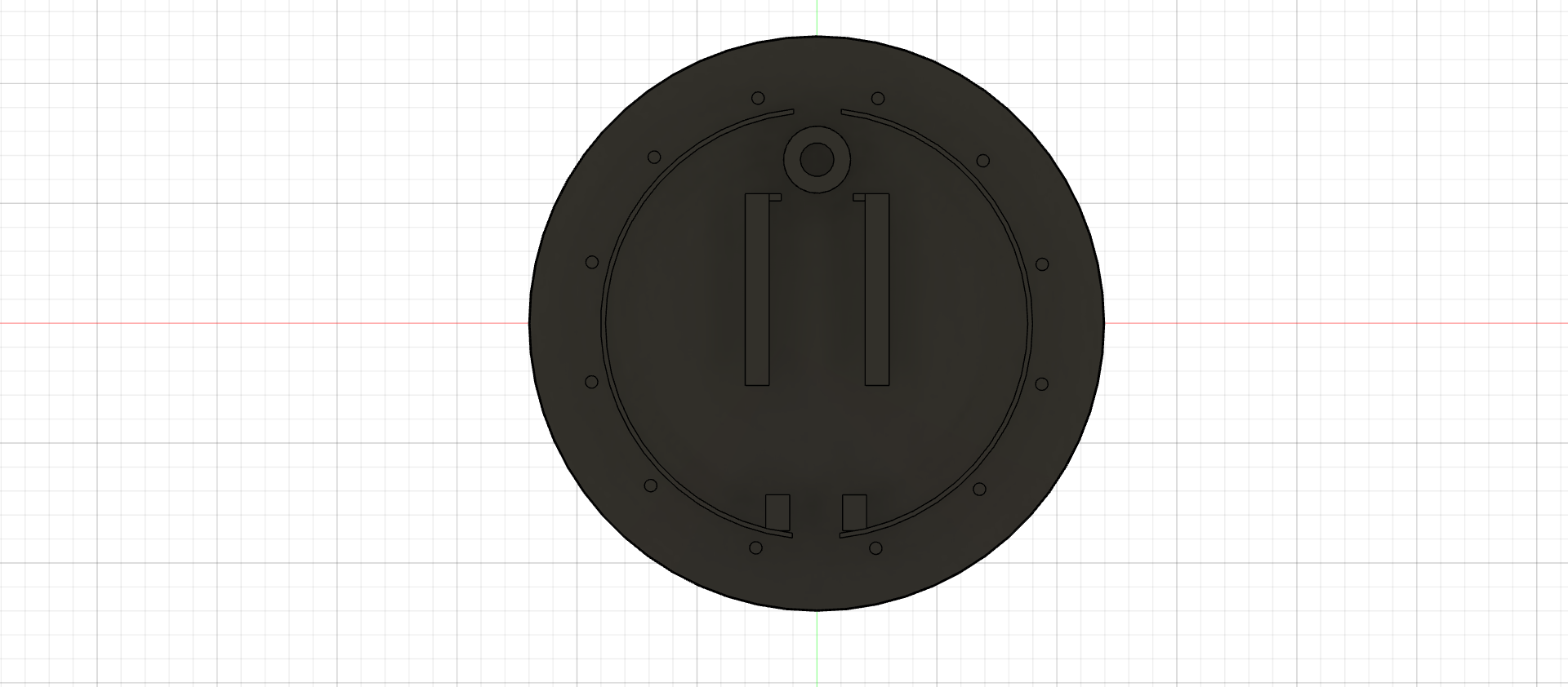 Miniatura 26 do modelo 3D Analog LED ring clock