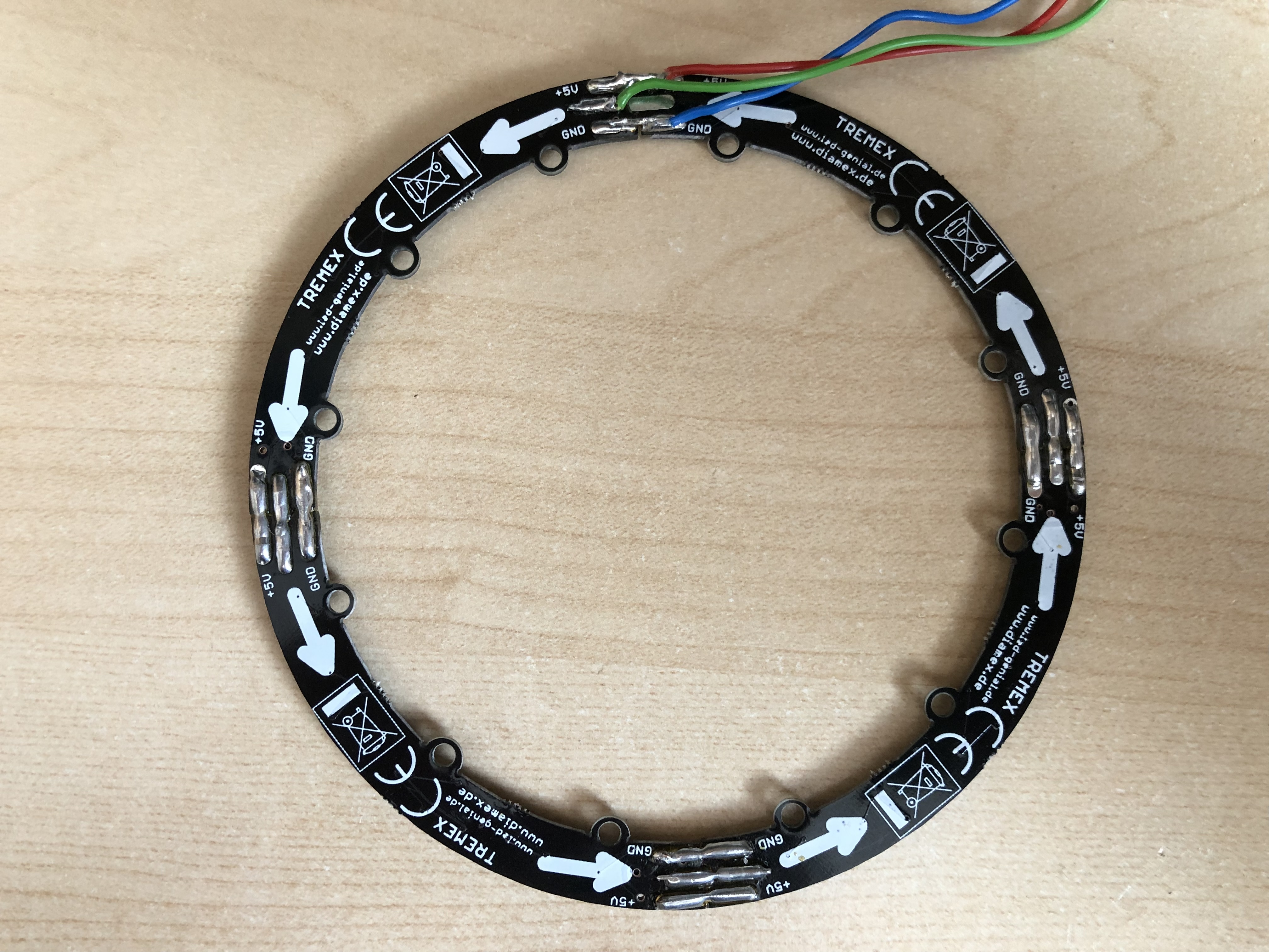 Miniatura 19 do modelo 3D Analog LED ring clock