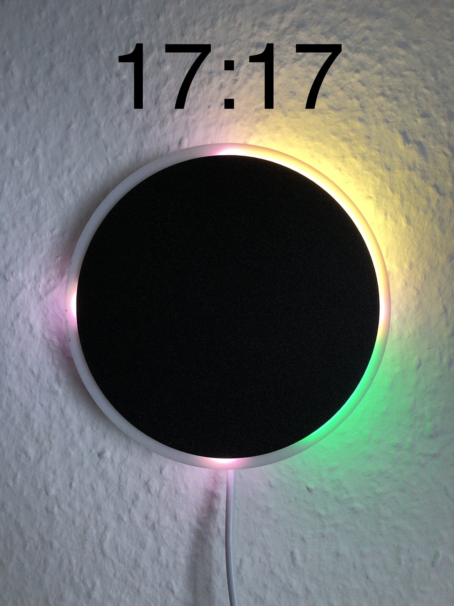 Miniatura 3 do modelo 3D Analog LED ring clock