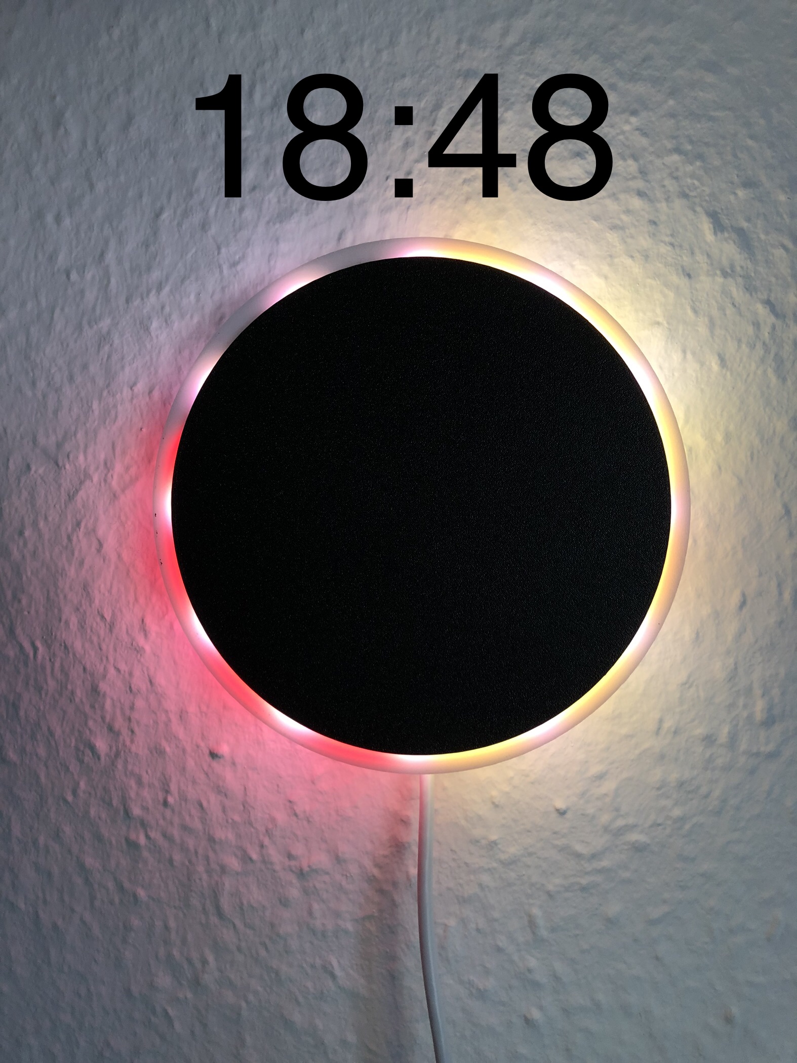 Miniatura 6 do modelo 3D Analog LED ring clock