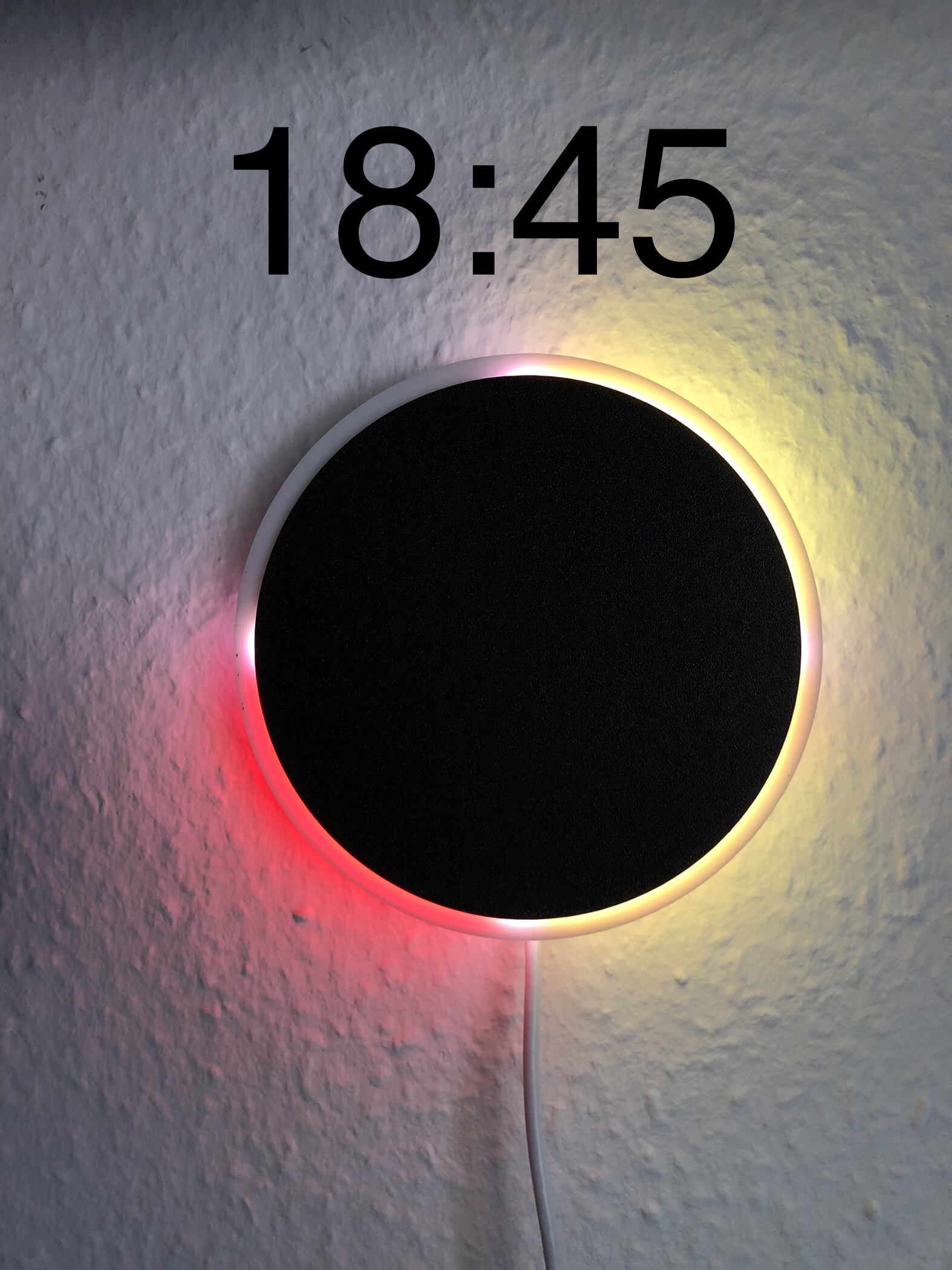 Miniatura 5 do modelo 3D Analog LED ring clock