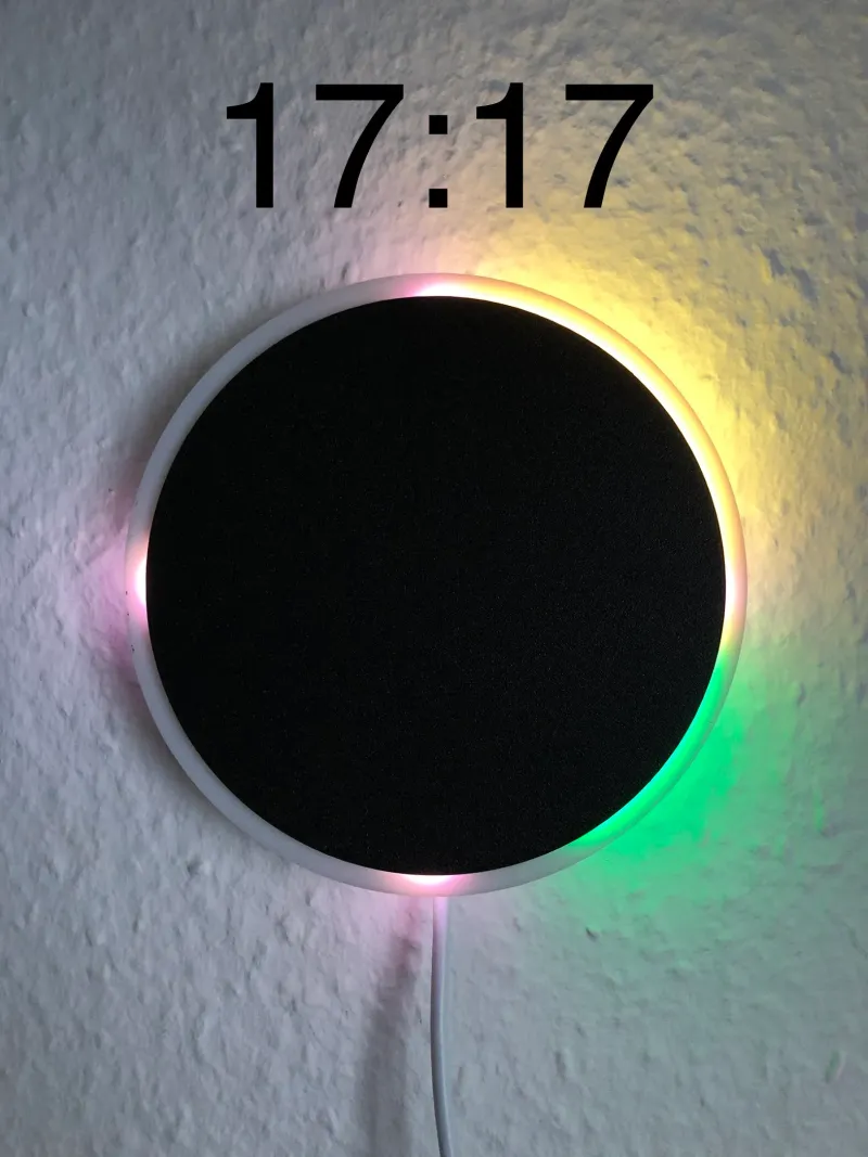 led ring clock