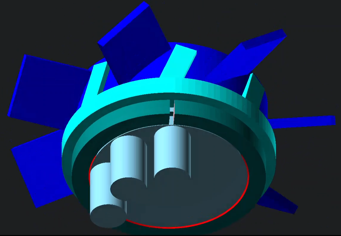 Improvement of the hotend fan to level the bed
