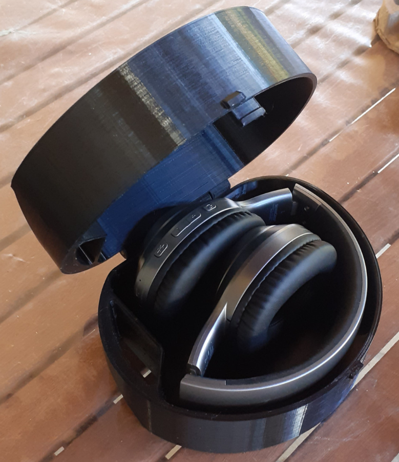 Case compatible with Lidl Silvercrest On-Ear Headset (IAN 359732) (with FreeCAD)