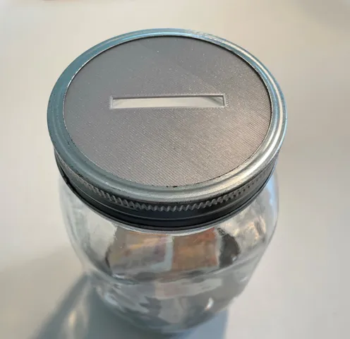 Wide Mouth Mason Jar Coin Bank