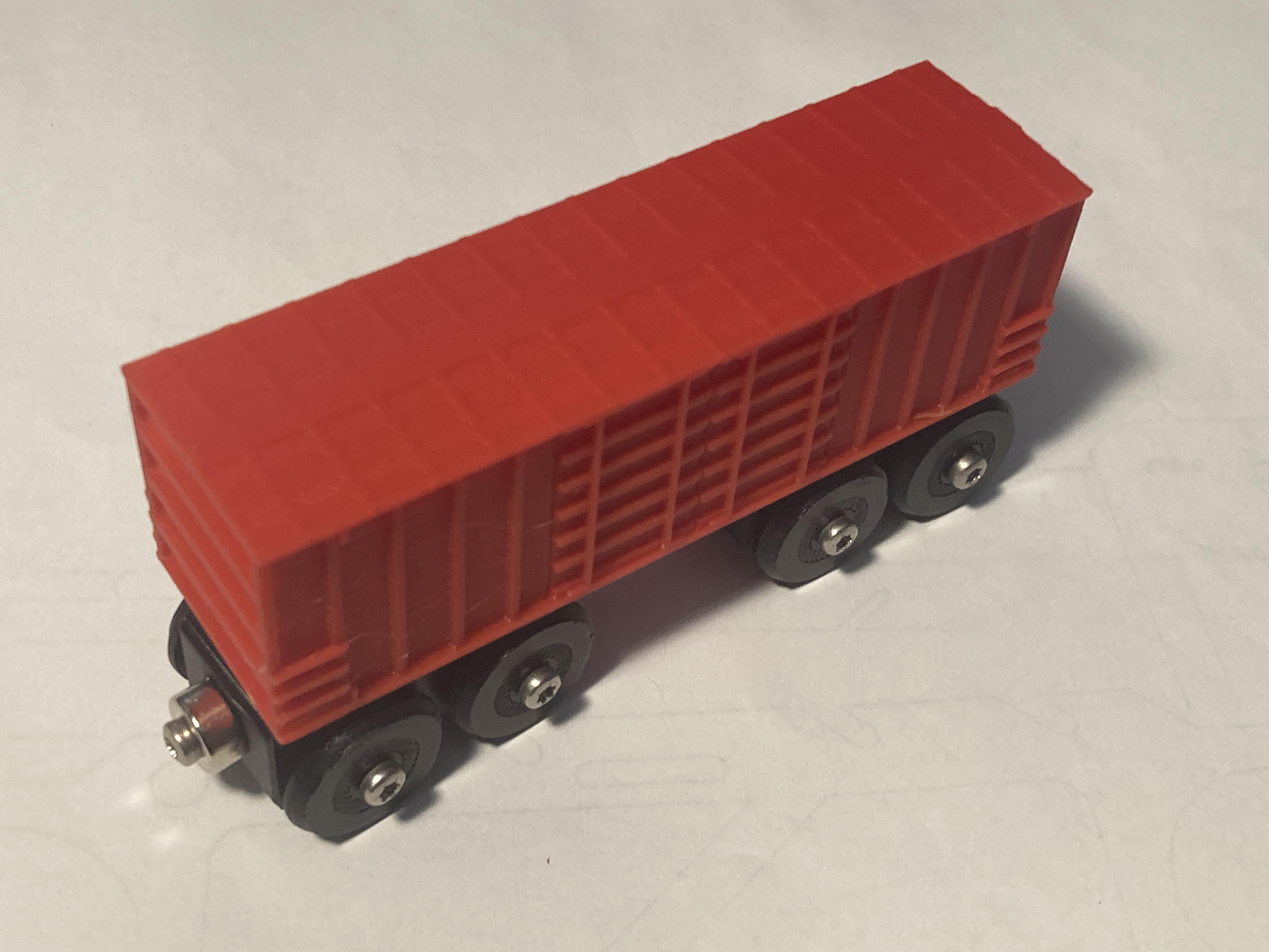 Toy Train Box Car BRIO / IKEA compatible
