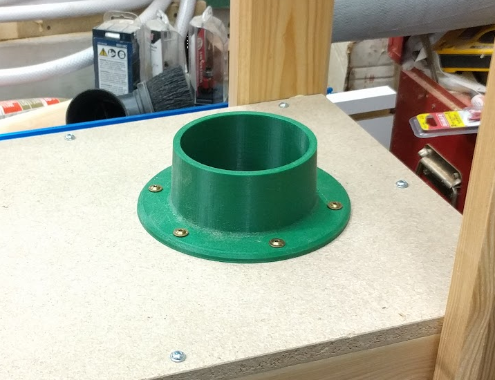 4" Dust Collector Flange by Komitadjie Download free STL model