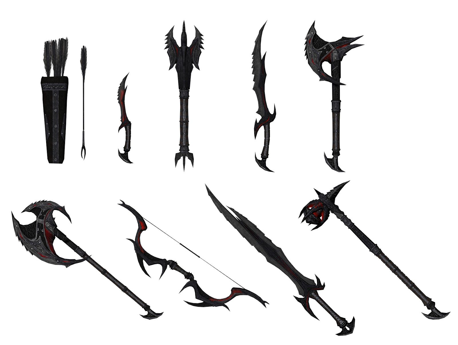 Skyrims Daedric Weapons