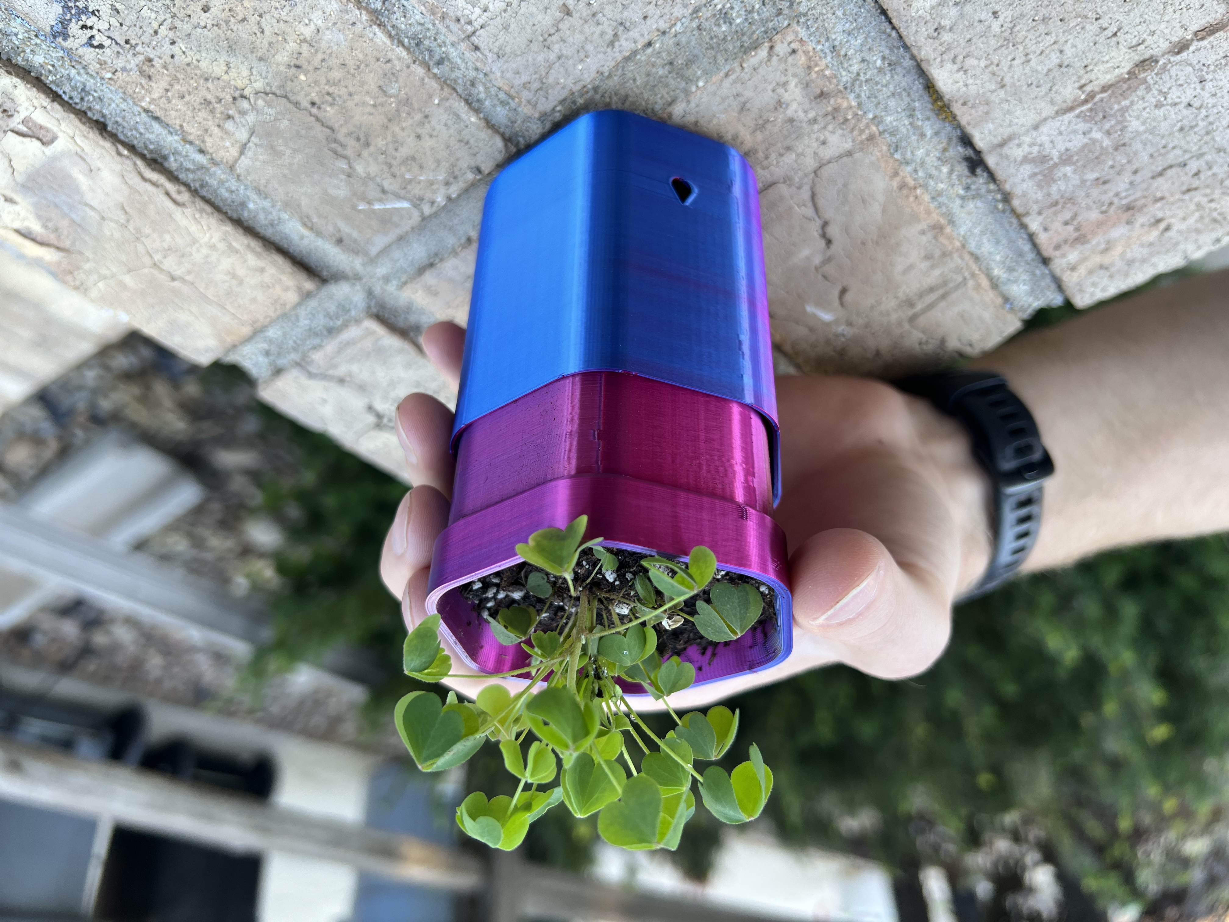 HydroHex Plant Pot With Built In Drainage