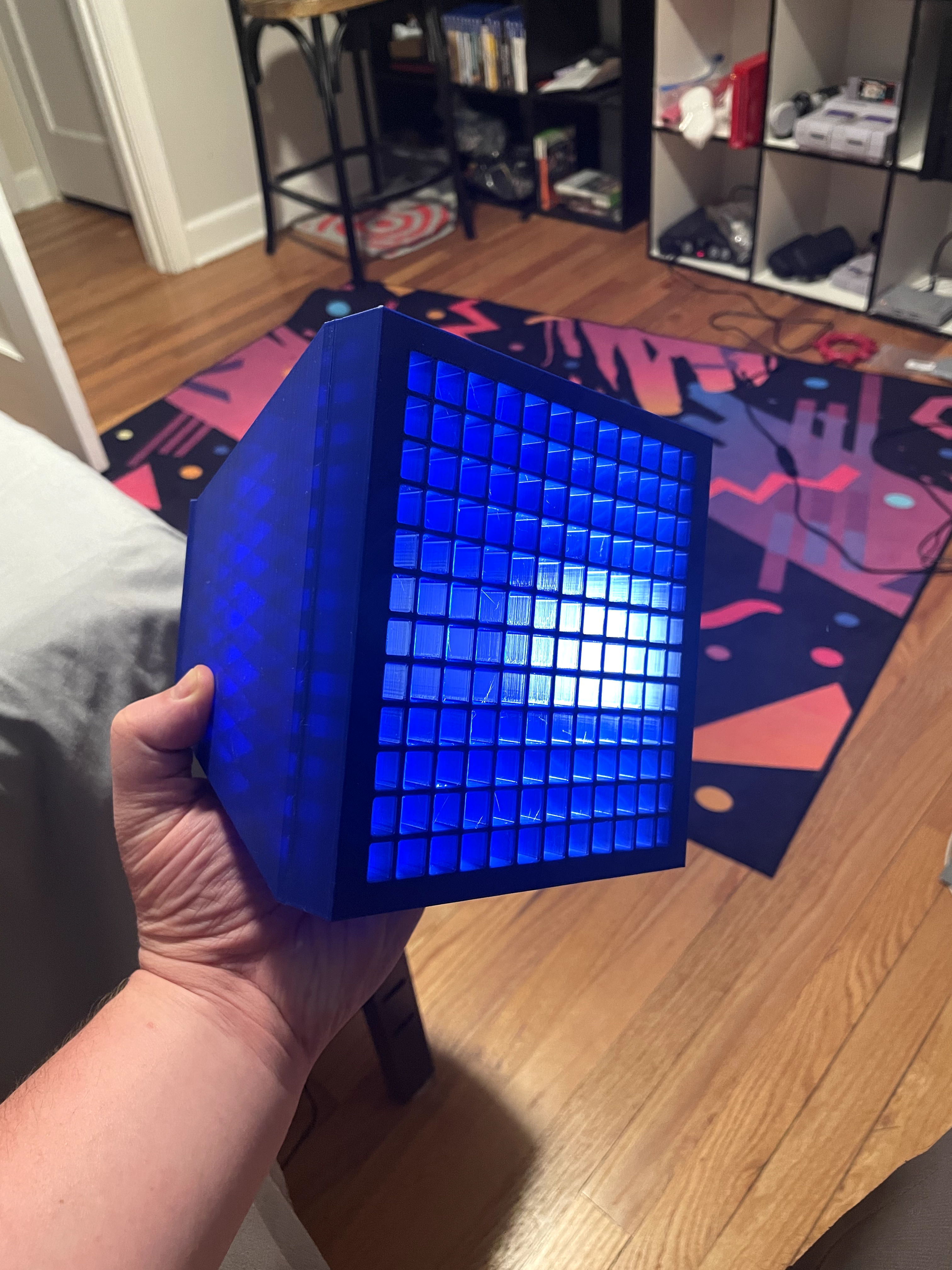 DIY Lightbox with magnetically attached grid