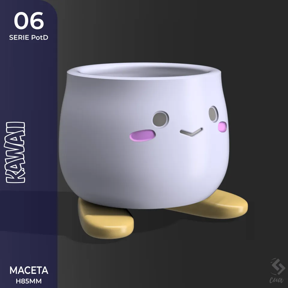Pot D_06 by 3Dcua | Download free STL model | Printables.com