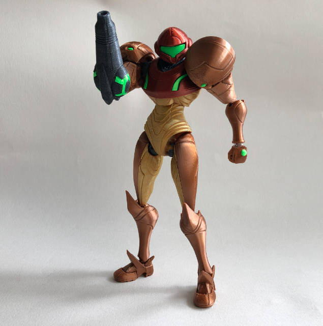 Samus from Metroid Articulated Figure by OpenFigure3D | Download free ...