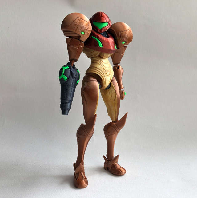 Samus from Metroid Articulated Figure by OpenFigure3D | Download free ...