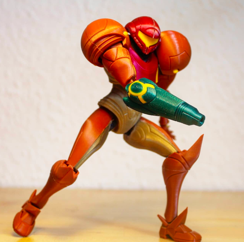 Samus from Metroid Articulated Figure por OpenFigure3D | Descargar ...