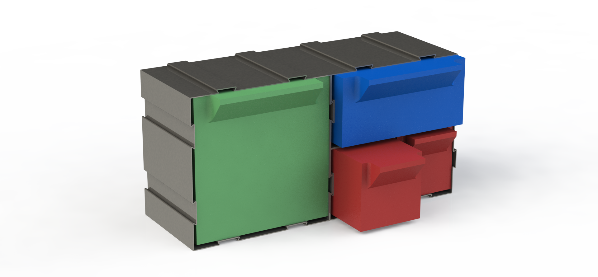 Modular Drawers for Vasemode 42x60 mm
