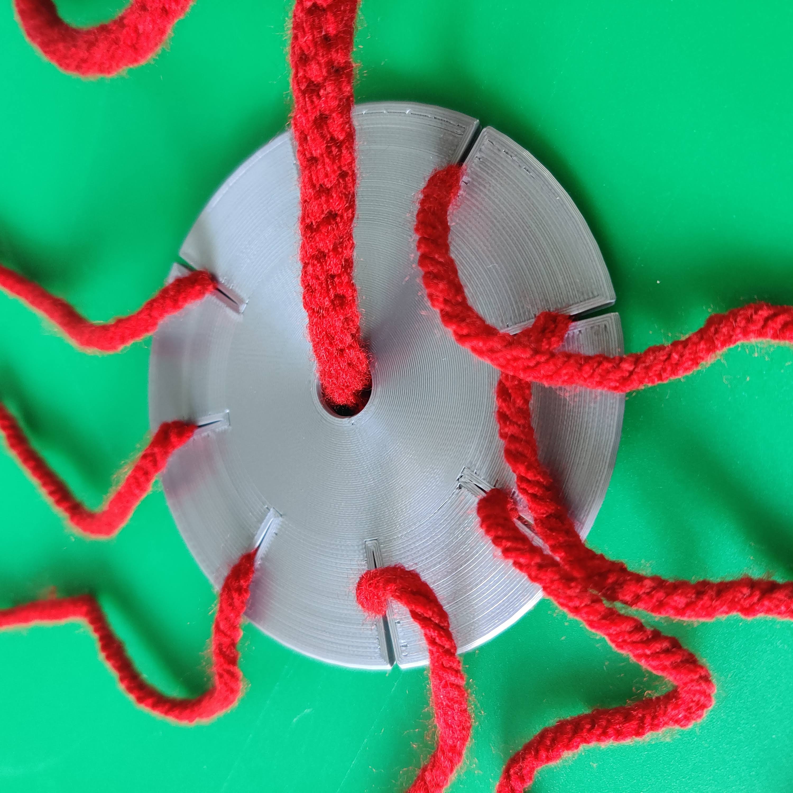 Cord Knitting Wheel by Viermalbe Download free STL model