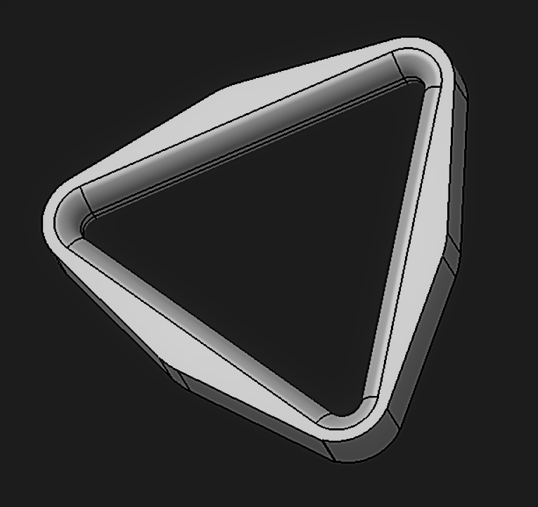 Miniatura 2 do modelo 3D Rings - triangles