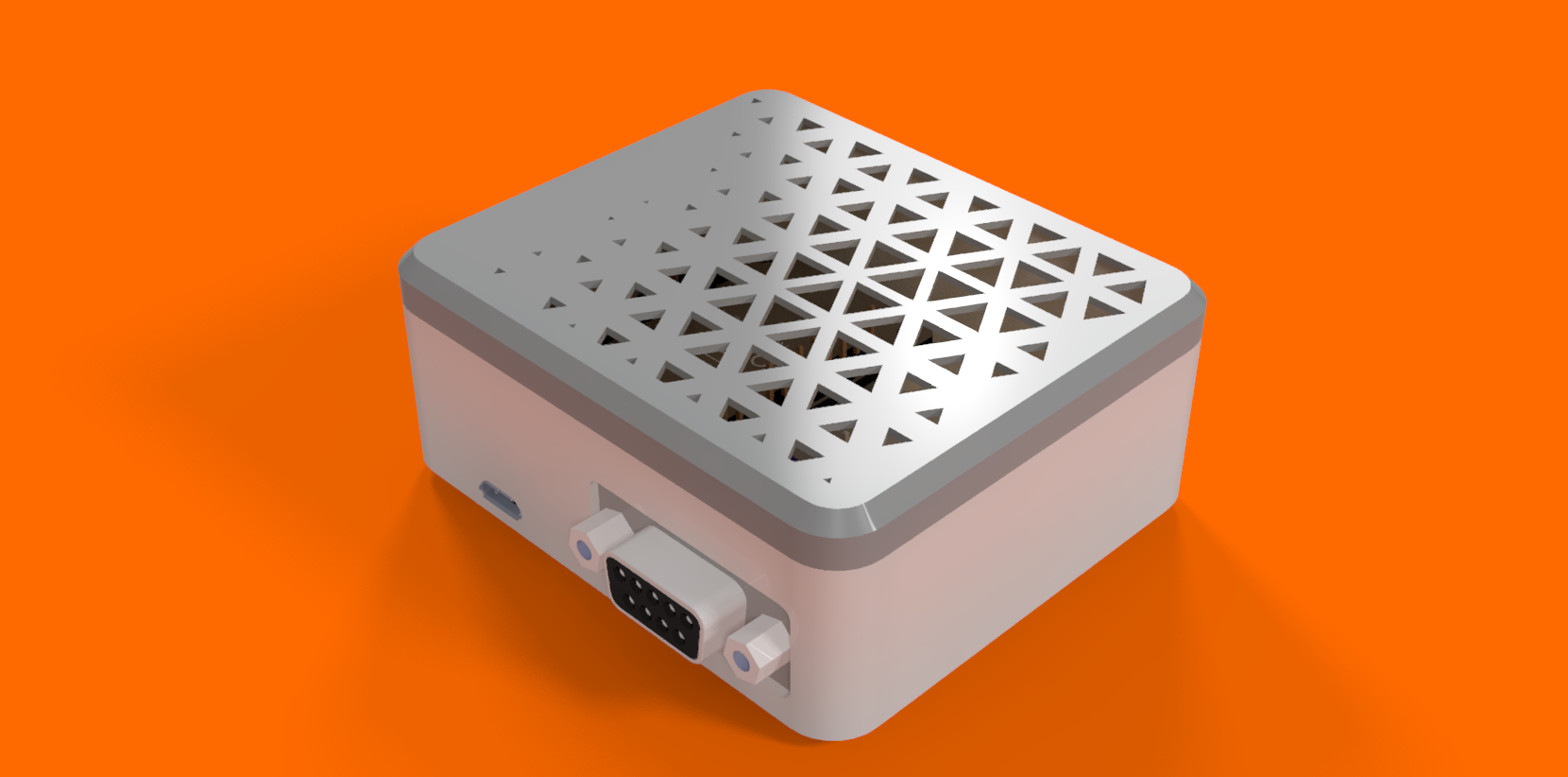 Case for NodeMCU ESP8266 V3 + RS232 to TTL Breakout Board