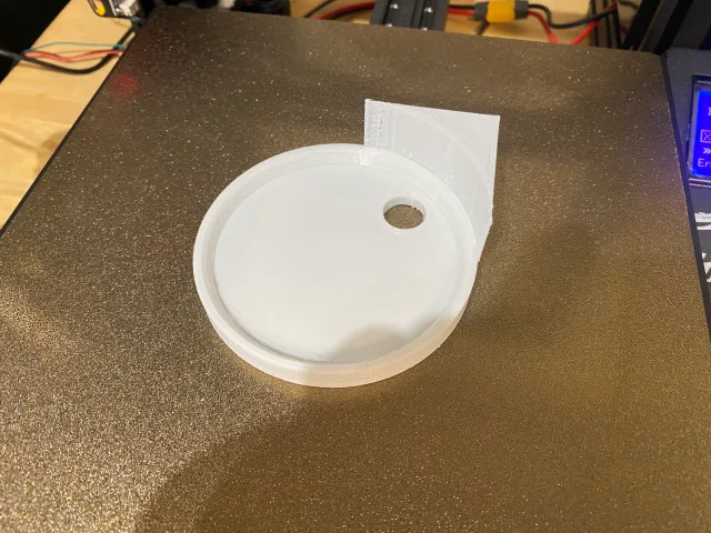 Corner Shelf with Cable Hole