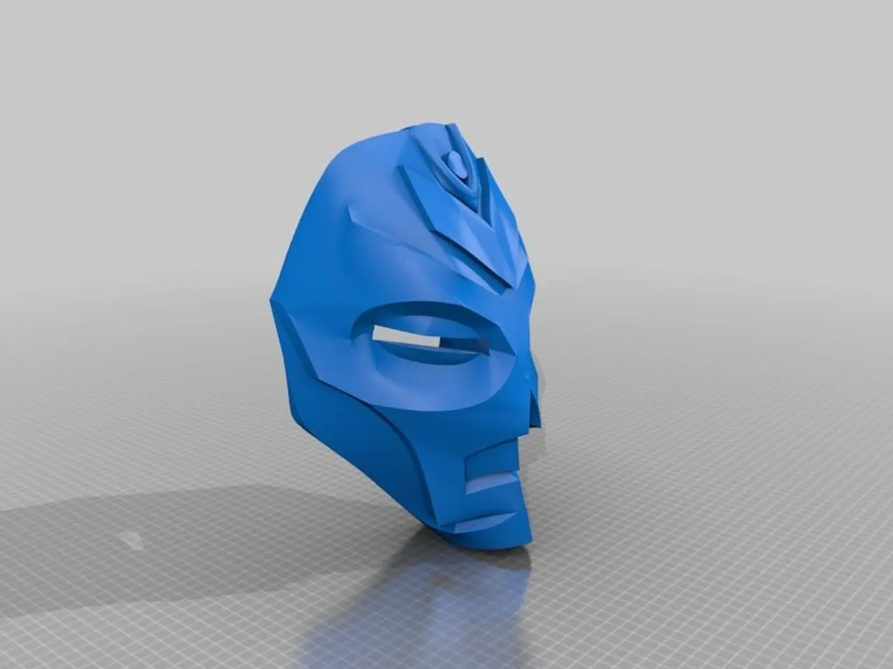 Blue Beetle Mask 3D File STL 